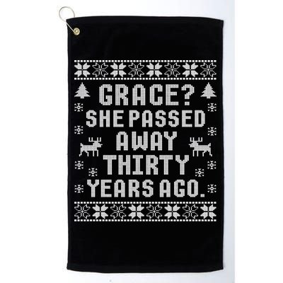 Grace She Passed Away Thirty Years Ago Golf Towel
