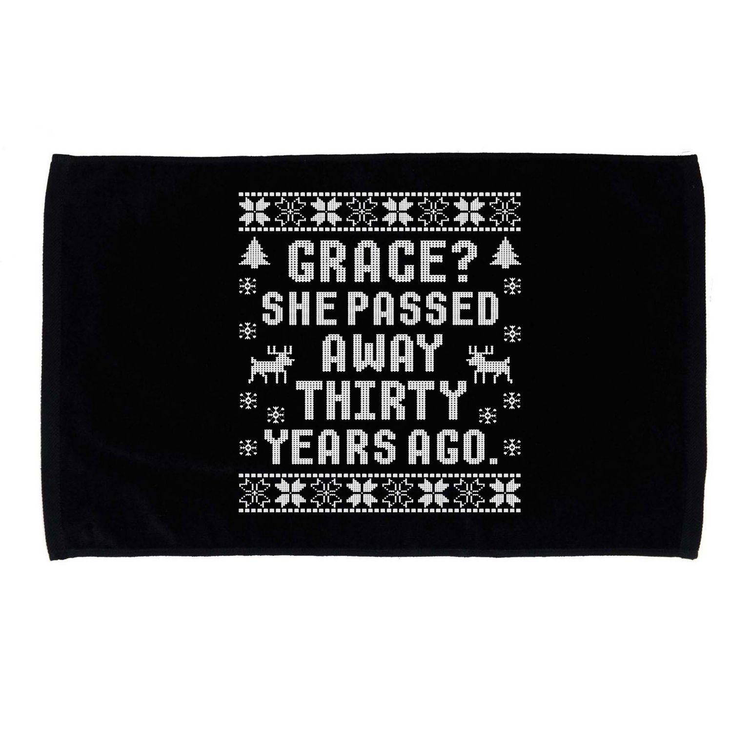 Grace She Passed Away Thirty Years Ago Microfiber Hand Towel