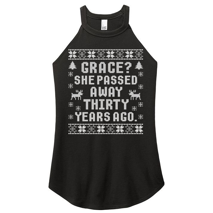 Grace She Passed Away Thirty Years Ago Women's Perfect Tri Rocker Tank