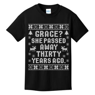 Grace She Passed Away Thirty Years Ago Kids T-Shirt