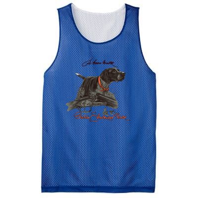 Ger Shorthaired Pointer Gift A Born Hunter! Mesh Reversible Basketball Jersey Tank