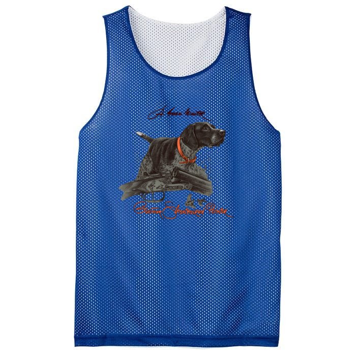 Ger Shorthaired Pointer Gift A Born Hunter! Mesh Reversible Basketball Jersey Tank