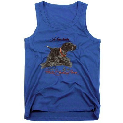 Ger Shorthaired Pointer Gift A Born Hunter! Tank Top