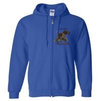 Ger Shorthaired Pointer Gift A Born Hunter! Full Zip Hoodie