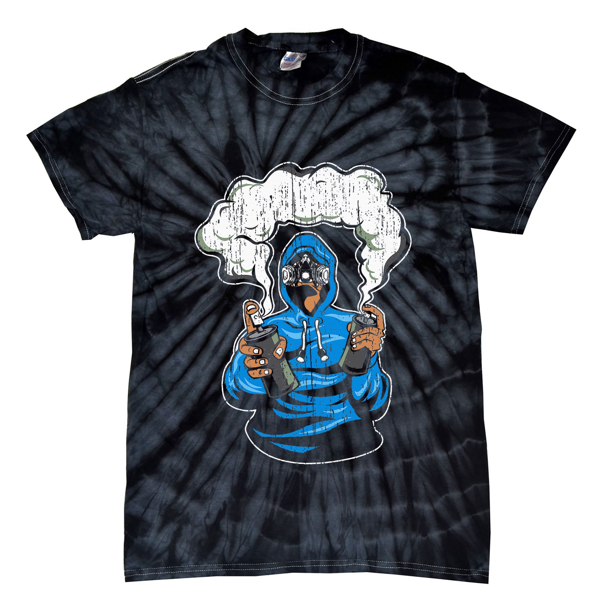 Graffiti Spray Paint Street Art Drawing Artist Tie-Dye T-Shirt
