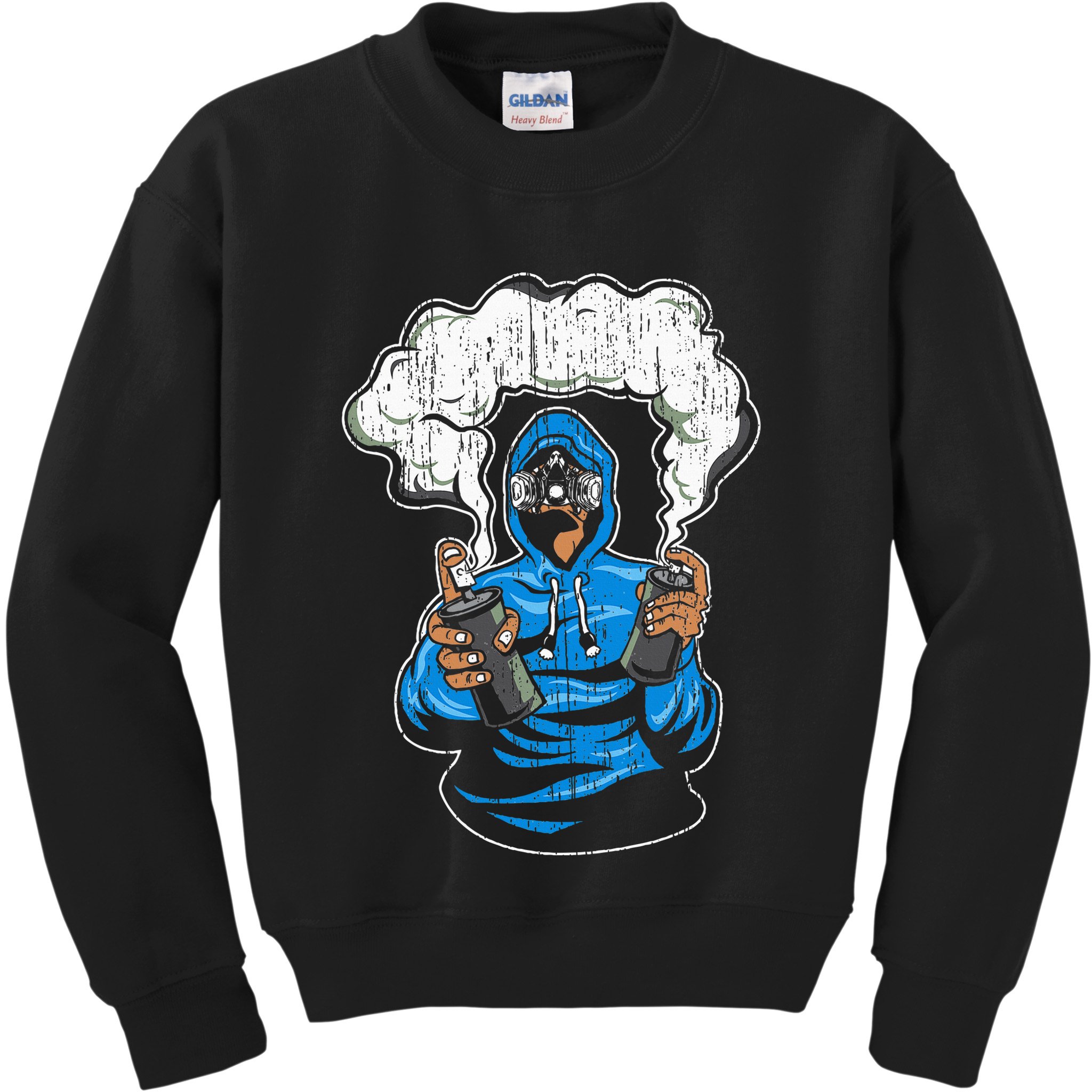 Graffiti Spray Paint Street Art Drawing Artist Kids Sweatshirt