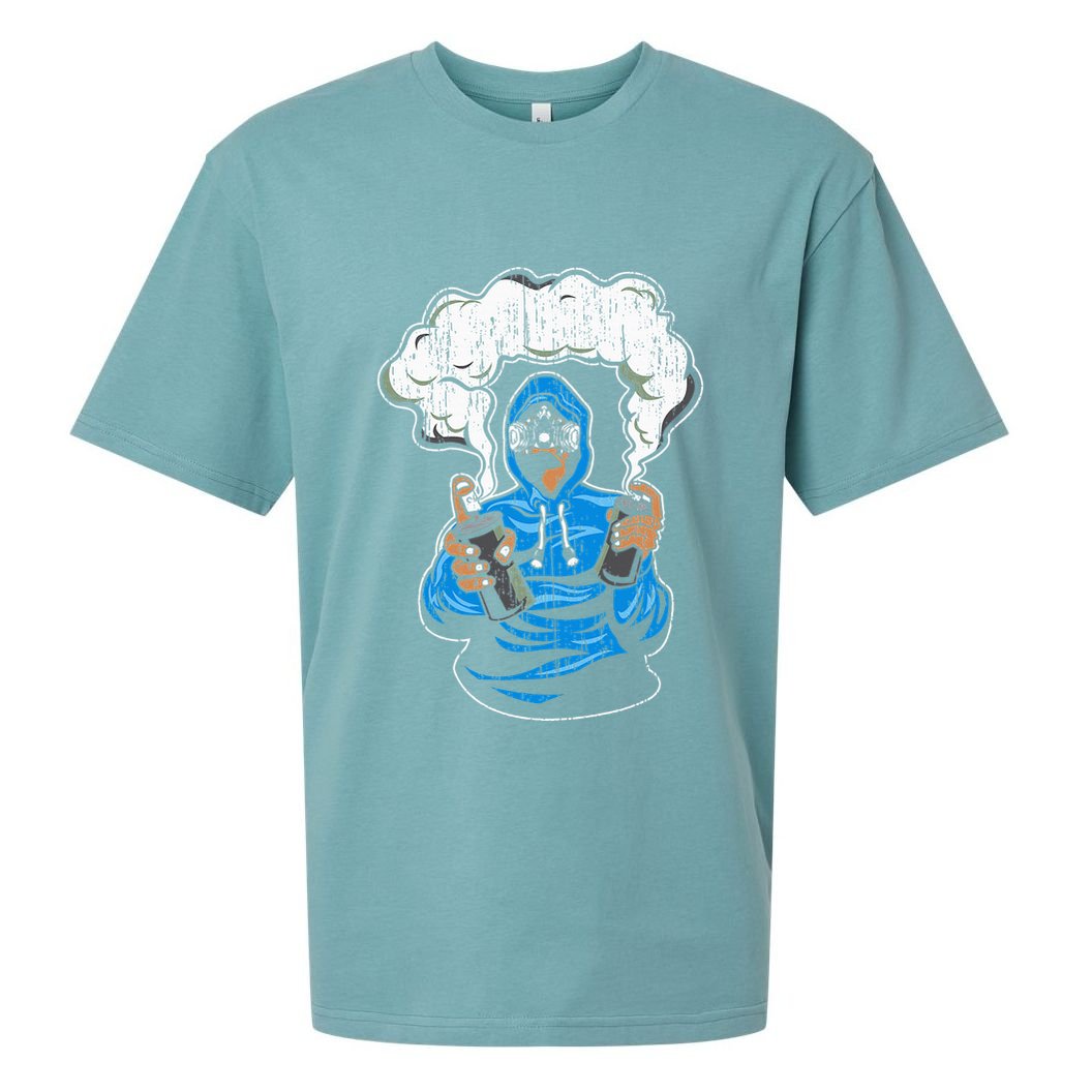 Graffiti Spray Paint Street Art Drawing Artist Sueded Cloud Jersey T-Shirt
