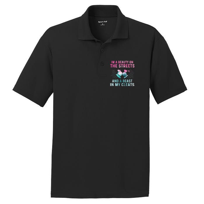 Girl Soccer Player Gifts Team Cleats Mom Goalie Captain PosiCharge RacerMesh Polo