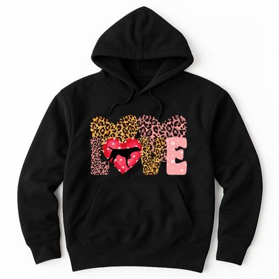 German Shorthaired Pointer ValentineS Day Pointer Love Hoodie