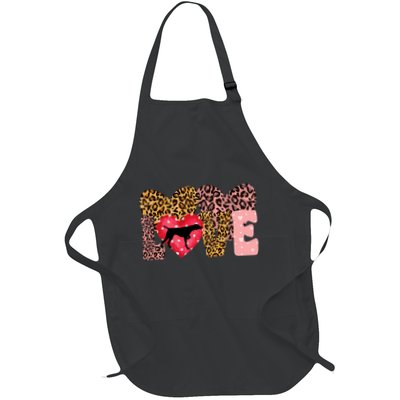 German Shorthaired Pointer ValentineS Day Pointer Love Apron