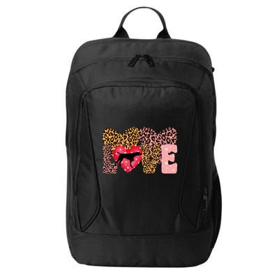 German Shorthaired Pointer ValentineS Day Pointer Love City Backpack