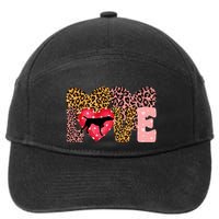 German Shorthaired Pointer ValentineS Day Pointer Love 7-Panel Snapback Hat