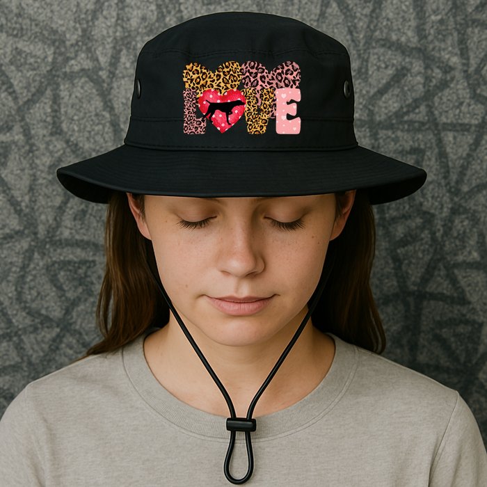 German Shorthaired Pointer ValentineS Day Pointer Love Bucket Hat