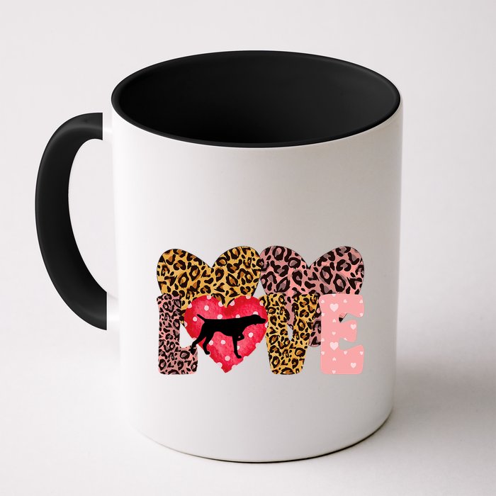 German Shorthaired Pointer ValentineS Day Pointer Love Coffee Mug