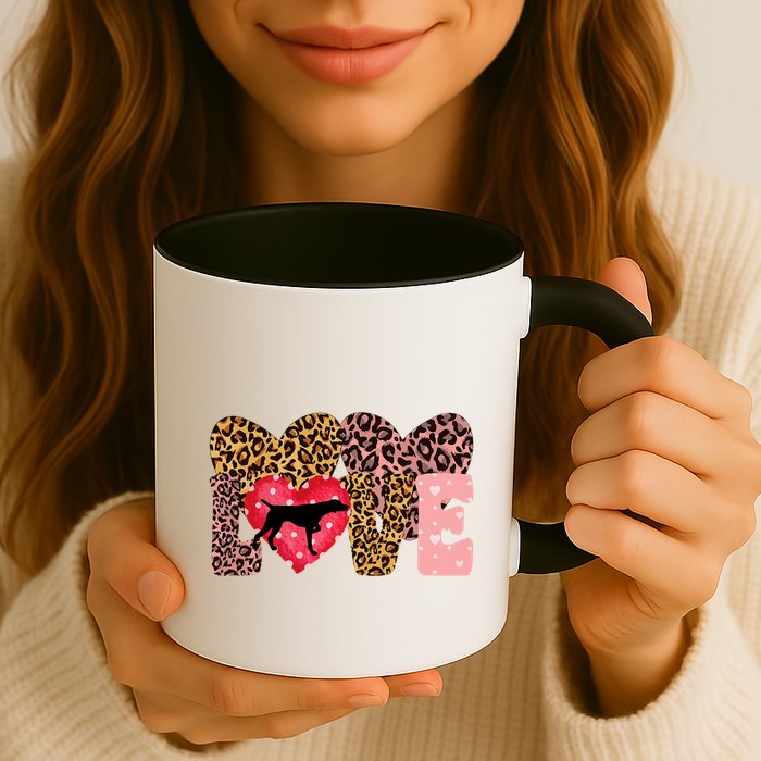 German Shorthaired Pointer ValentineS Day Pointer Love Coffee Mug