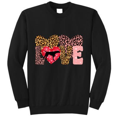 German Shorthaired Pointer ValentineS Day Pointer Love Tall Sweatshirt