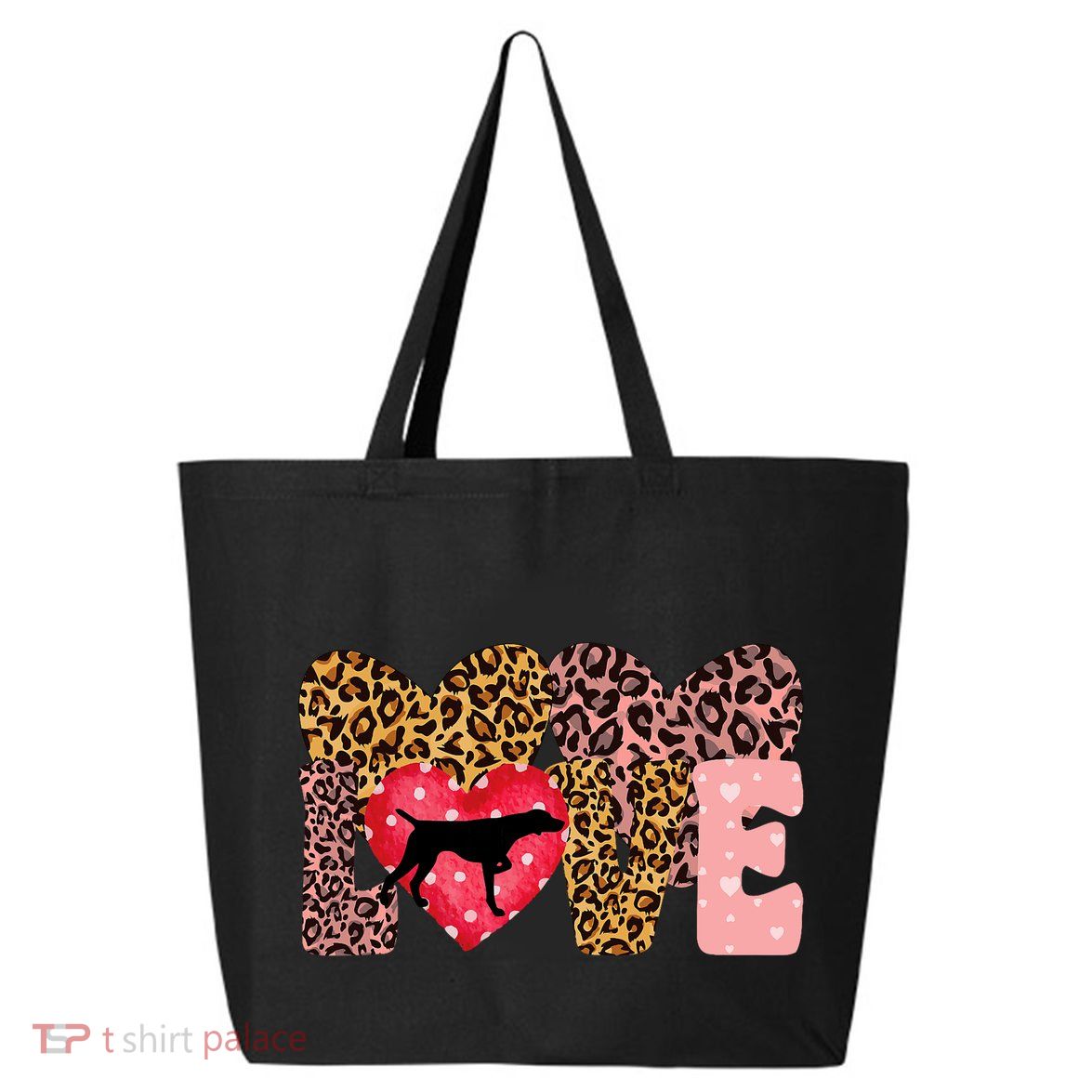 German Shorthaired Pointer ValentineS Day Pointer Love 25L Jumbo Tote