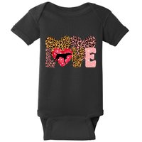 German Shorthaired Pointer ValentineS Day Pointer Love Baby Bodysuit