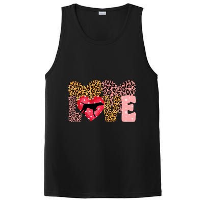 German Shorthaired Pointer ValentineS Day Pointer Love PosiCharge Competitor Tank