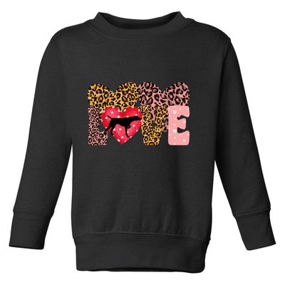 German Shorthaired Pointer ValentineS Day Pointer Love Toddler Sweatshirt