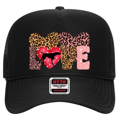 German Shorthaired Pointer ValentineS Day Pointer Love Trucker Hat