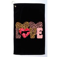 German Shorthaired Pointer ValentineS Day Pointer Love Golf Towel