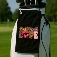 German Shorthaired Pointer ValentineS Day Pointer Love Golf Towel