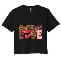 German Shorthaired Pointer ValentineS Day Pointer Love Crop Top