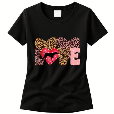 German Shorthaired Pointer ValentineS Day Pointer Love Womens T-Shirt