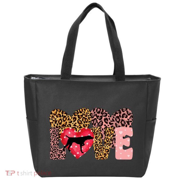 German Shorthaired Pointer ValentineS Day Pointer Love Zip Tote Bag