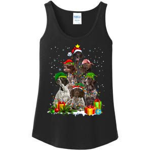 German Shorthaired Pointer Christmas Ree Funny Gsp Mom Ladies Essential Tank