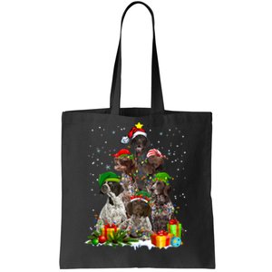 German Shorthaired Pointer Christmas Ree Funny Gsp Mom Tote Bag