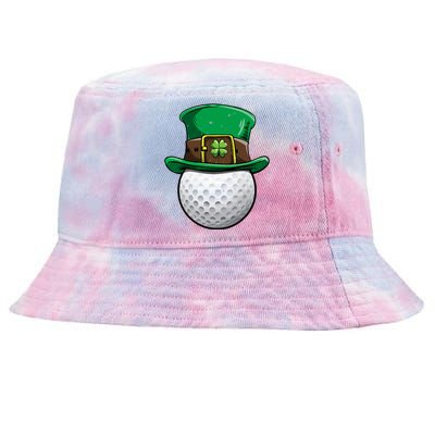 Golf St Patricks Day Men Women Ball Leprechaun Sports Gifts Tie-Dyed Bucket Hat