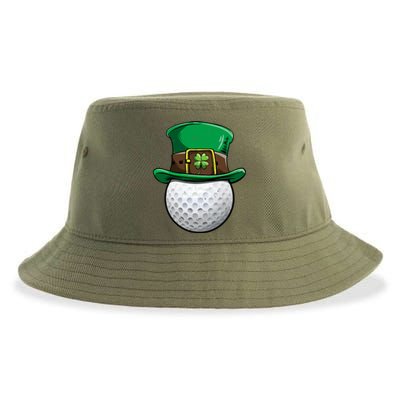 Golf St Patricks Day Men Women Ball Leprechaun Sports Gifts Sustainable Bucket Hat