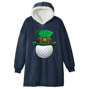 Golf St Patricks Day Men Women Ball Leprechaun Sports Gifts Hooded Wearable Blanket