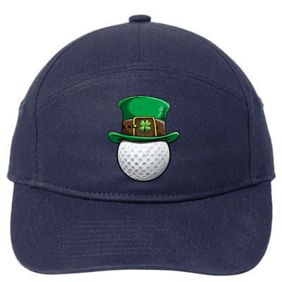 Golf St Patricks Day Men Women Ball Leprechaun Sports Gifts 7-Panel Snapback Hat