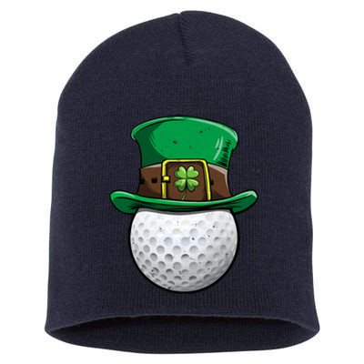 Golf St Patricks Day Men Women Ball Leprechaun Sports Gifts Short Acrylic Beanie