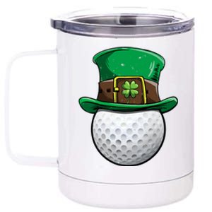 Golf St Patricks Day Men Women Ball Leprechaun Sports Gifts 12 oz Stainless Steel Tumbler Cup