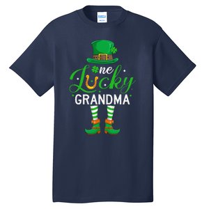 Grandma St PatrickS Day Matching Family One Lucky Grandma Tall T-Shirt