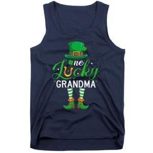 Grandma St PatrickS Day Matching Family One Lucky Grandma Tank Top