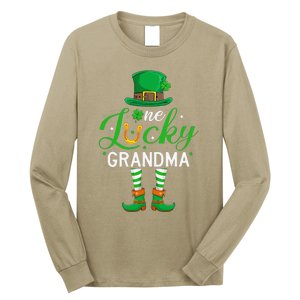 Grandma St PatrickS Day Matching Family One Lucky Grandma Long Sleeve Shirt