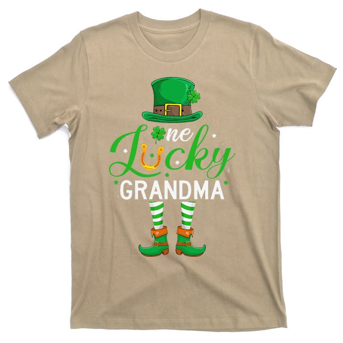 Grandma St PatrickS Day Matching Family One Lucky Grandma T-Shirt