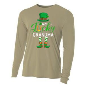 Grandma St PatrickS Day Matching Family One Lucky Grandma Cooling Performance Long Sleeve Crew