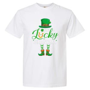 Grandma St PatrickS Day Matching Family One Lucky Grandma Garment-Dyed Heavyweight T-Shirt