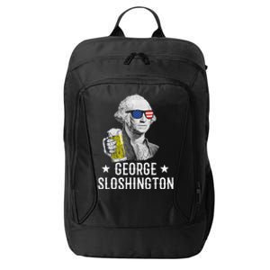 George Sloshington President George Washington Drinking Beer City Backpack