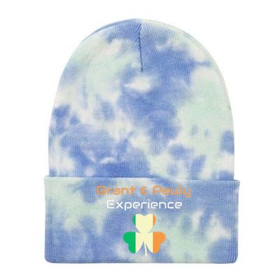 GPX Saint Patrick's Day Front Design Only Tie Dye 12in Knit Beanie