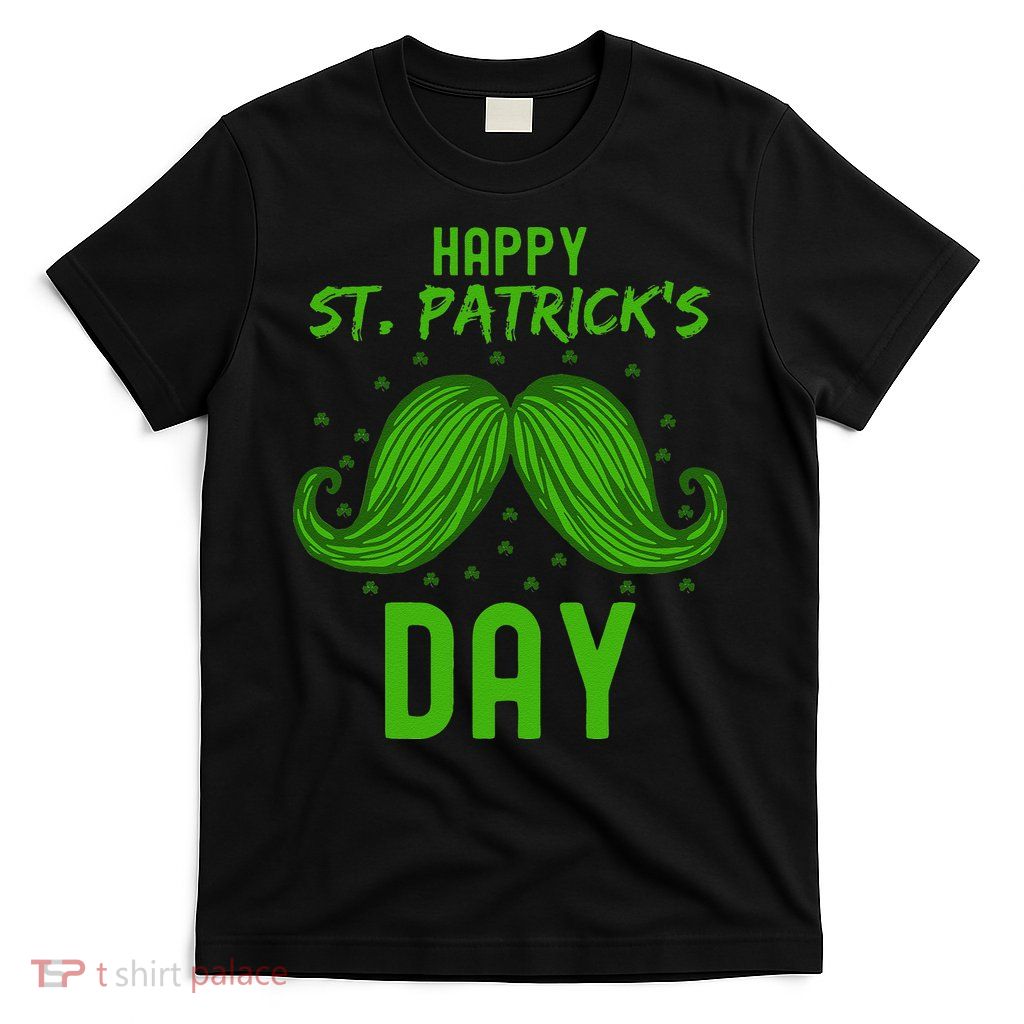 Green St Patricks Day Beard St. Patrick T-Shirt