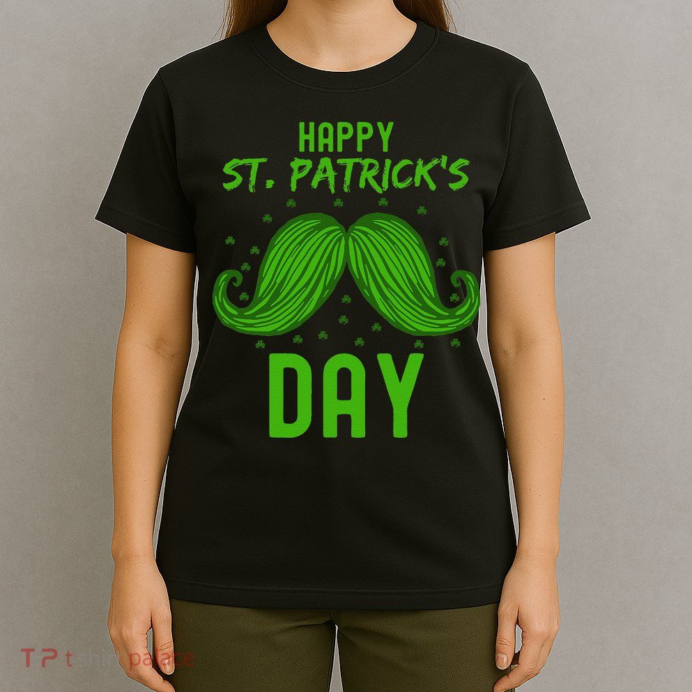 Green St Patricks Day Beard St. Patrick T-Shirt