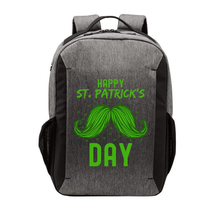 Green St Patricks Day Beard St. Patrick Vector Backpack