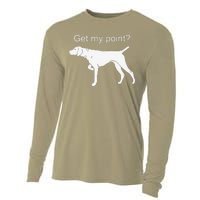 German Shorthaired Pointer Funny Dog Lover Cooling Performance Long Sleeve Crew